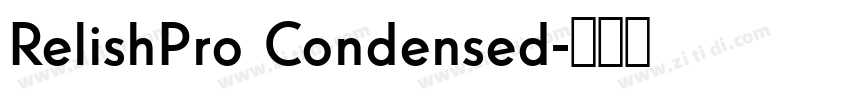 RelishPro Condensed字体转换